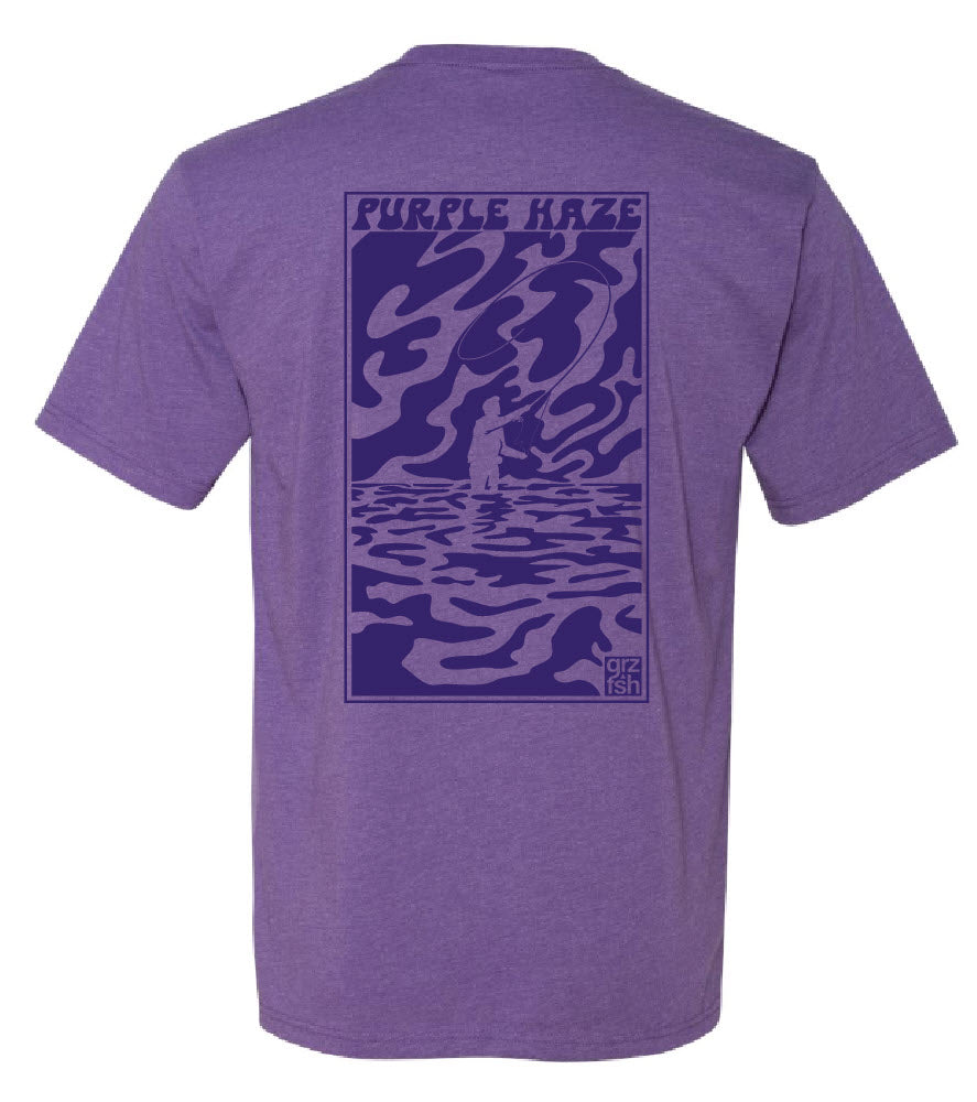 Purple Haze Tee-Purple | GrizzlyFish L