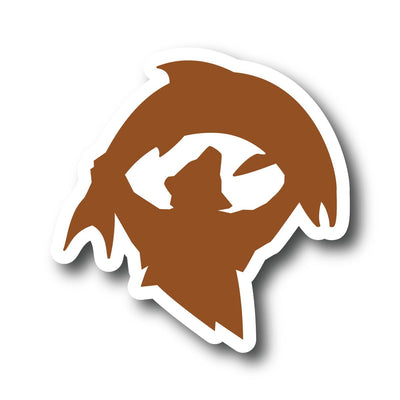 Die Cut Logo Sticker GrizzlyFish 
