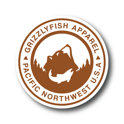 Mount GrizzlyFish Sticker GrizzlyFish 