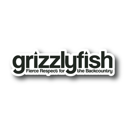 GrizzlyFish Wordmark Sticker GrizzlyFish 