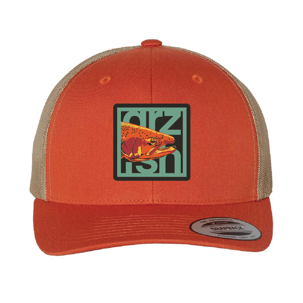 GRZFSH Cutthroat Trucker - Orange | GrizzlyFish